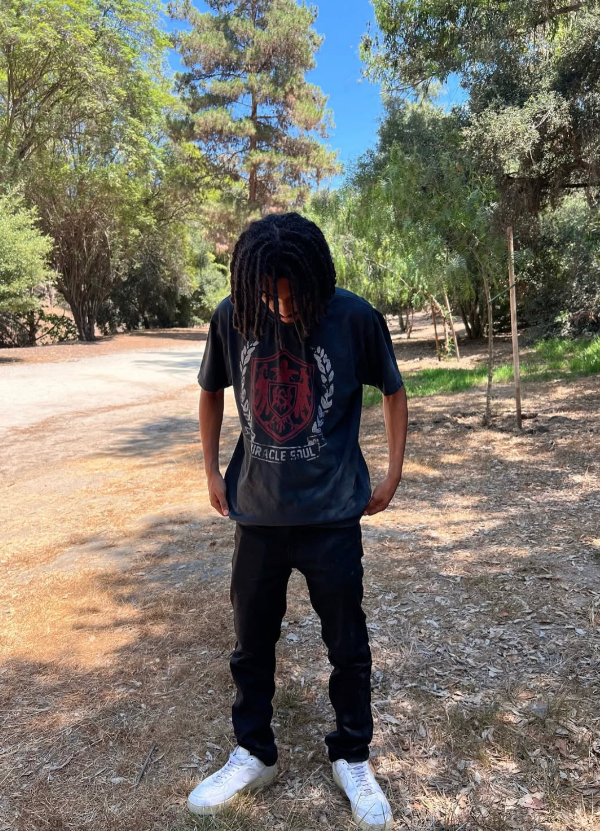 Black “Monarch Shield” TEE