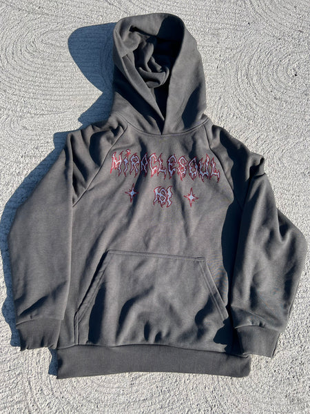 りりぃ26 Grey RockStar Hoodie – Miracle Soul