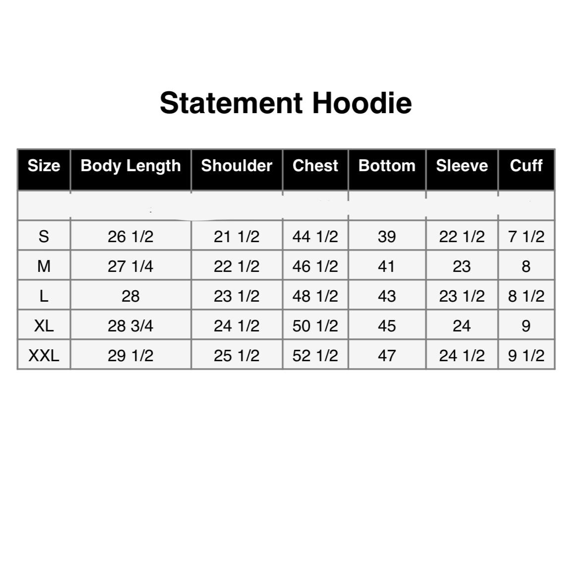 STATEMENT HOODIE